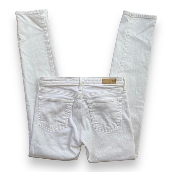 AG Adriano Goldschmied White The Prima Mid-Rise Cigarette Jeans Size 26 - Picture 8 of 16